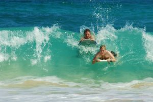 Having fun while we lived (and I worked for a US based company) in the Caribbean.